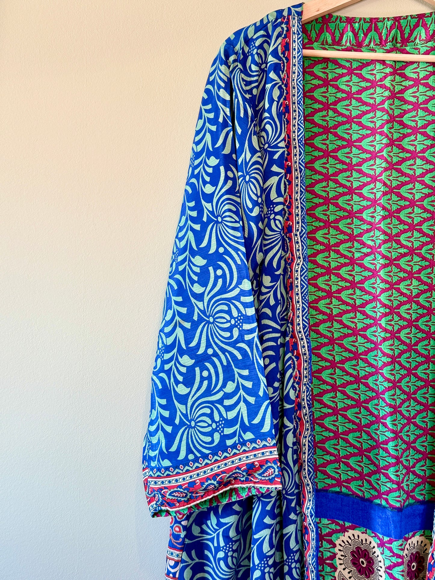 reversible kimono sleeve