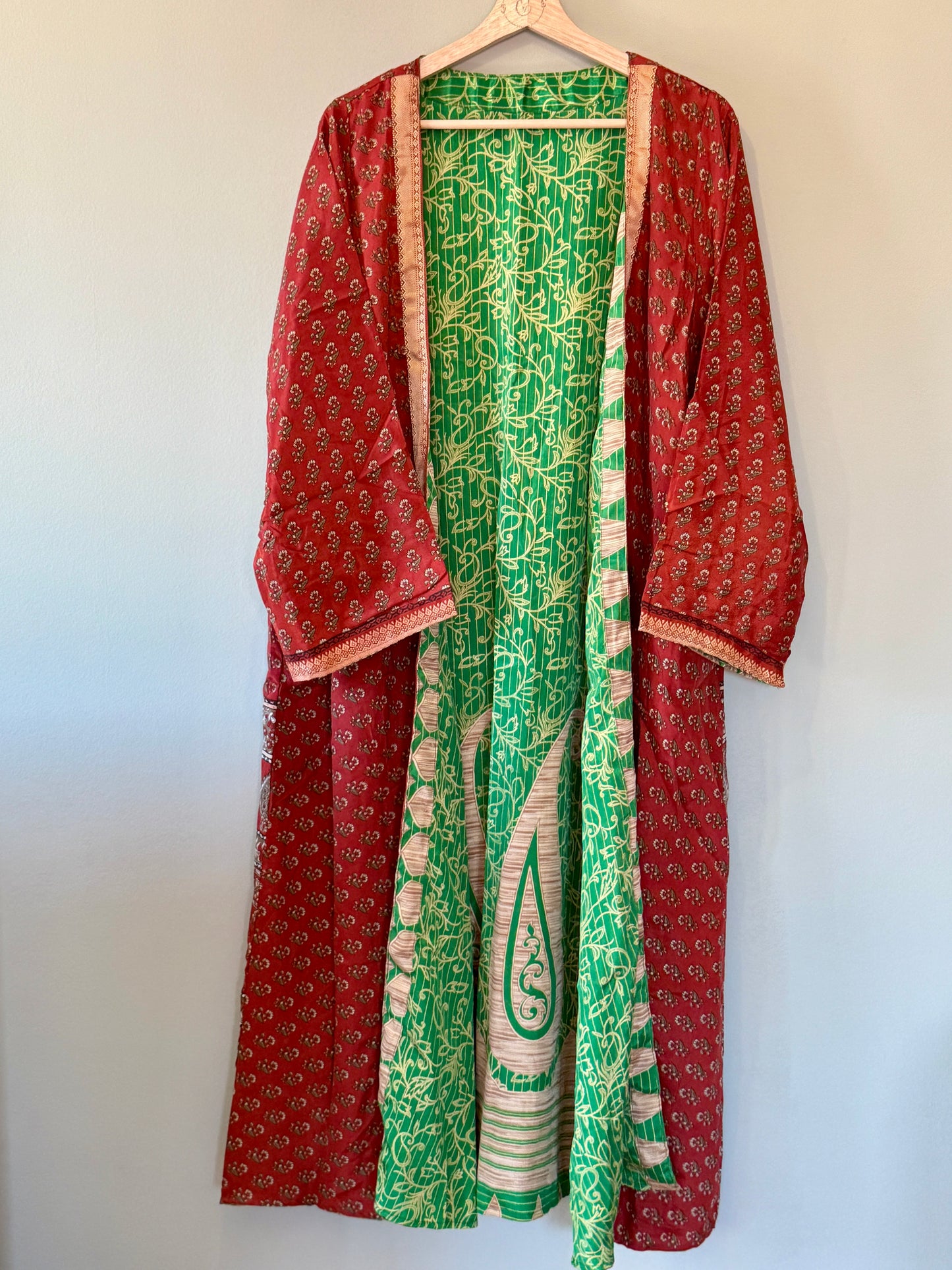Summer reversible kimono