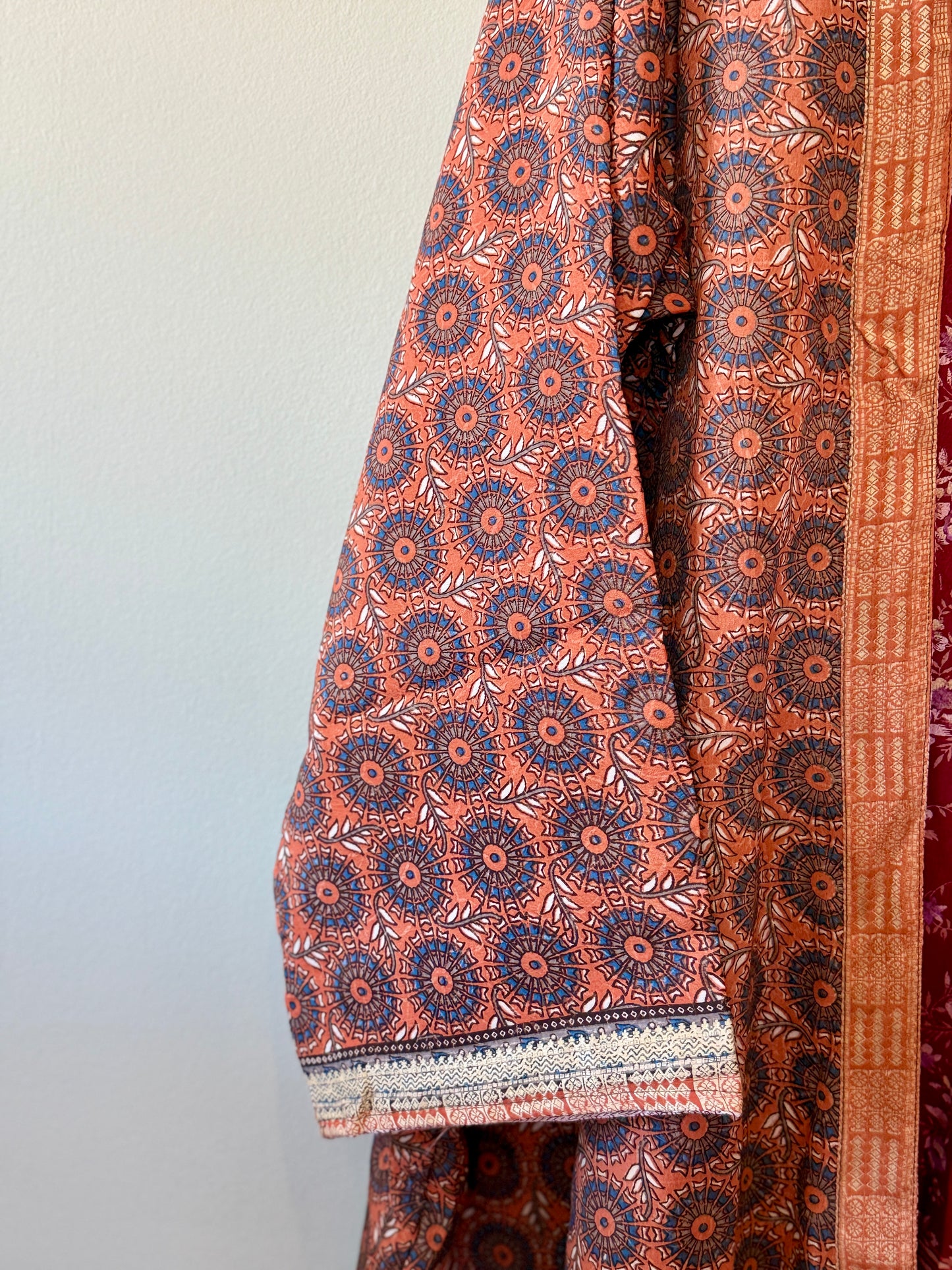 copper long reversible kimono sleeve