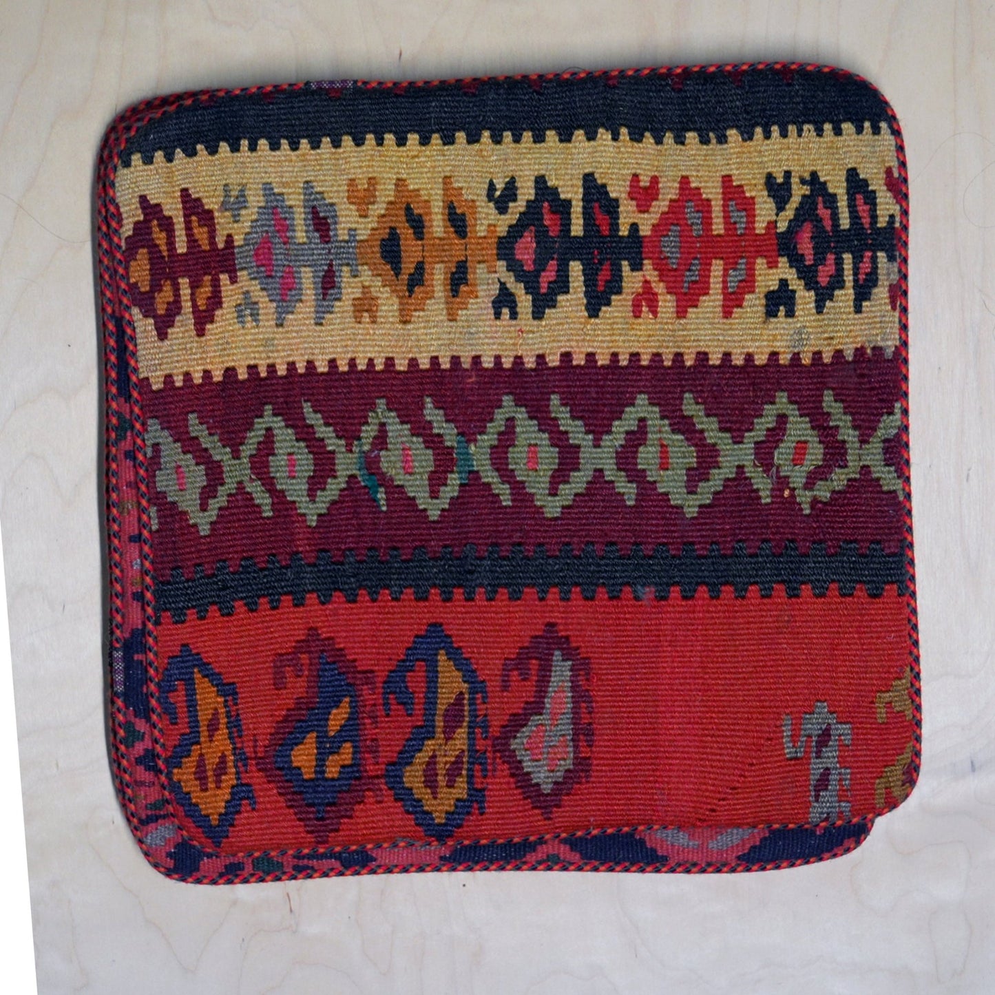 Persian Gelim decorative cushion cover, ideal for festive season decor and bringing cultural elegance into your home