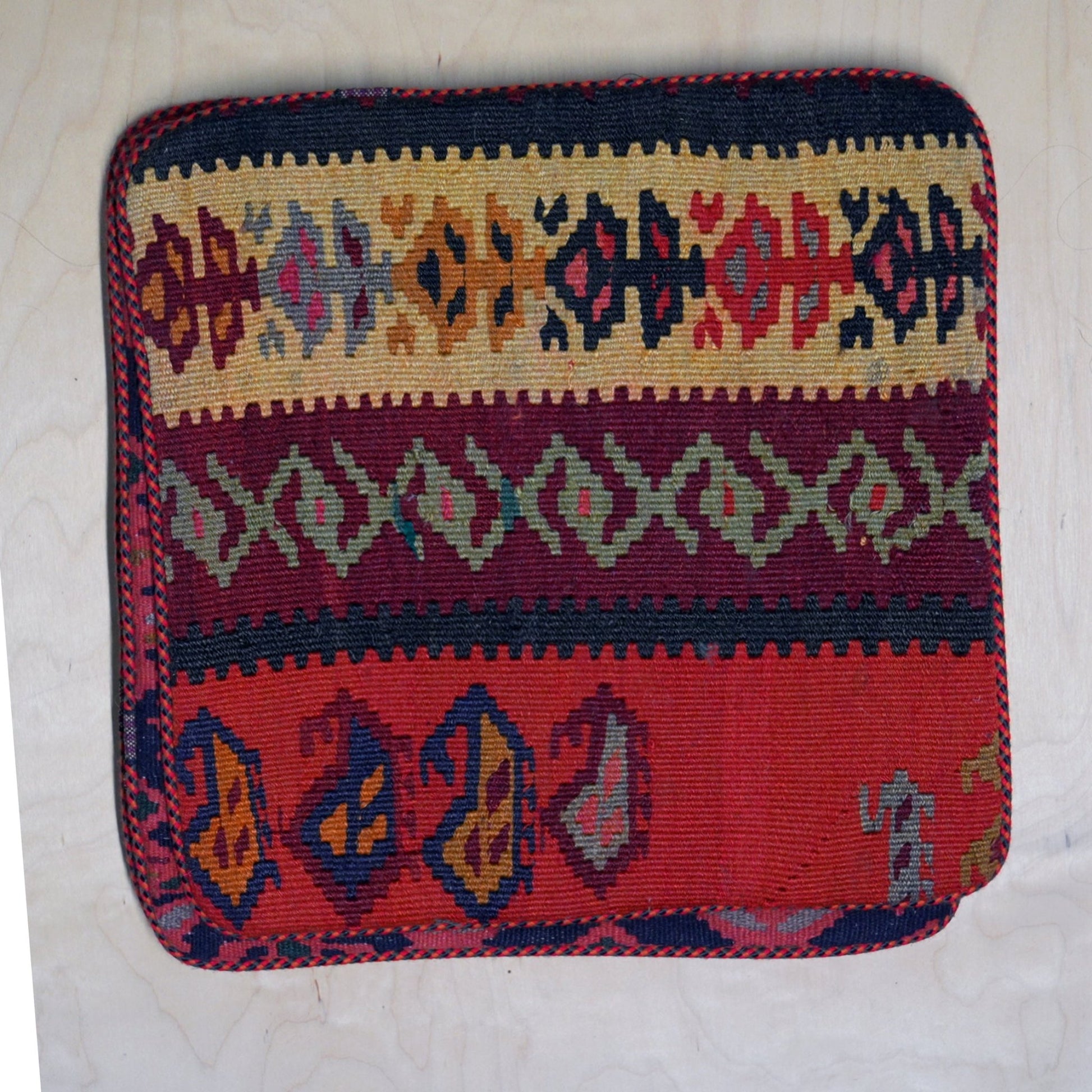 Persian Gelim decorative cushion cover, ideal for festive season decor and bringing cultural elegance into your home