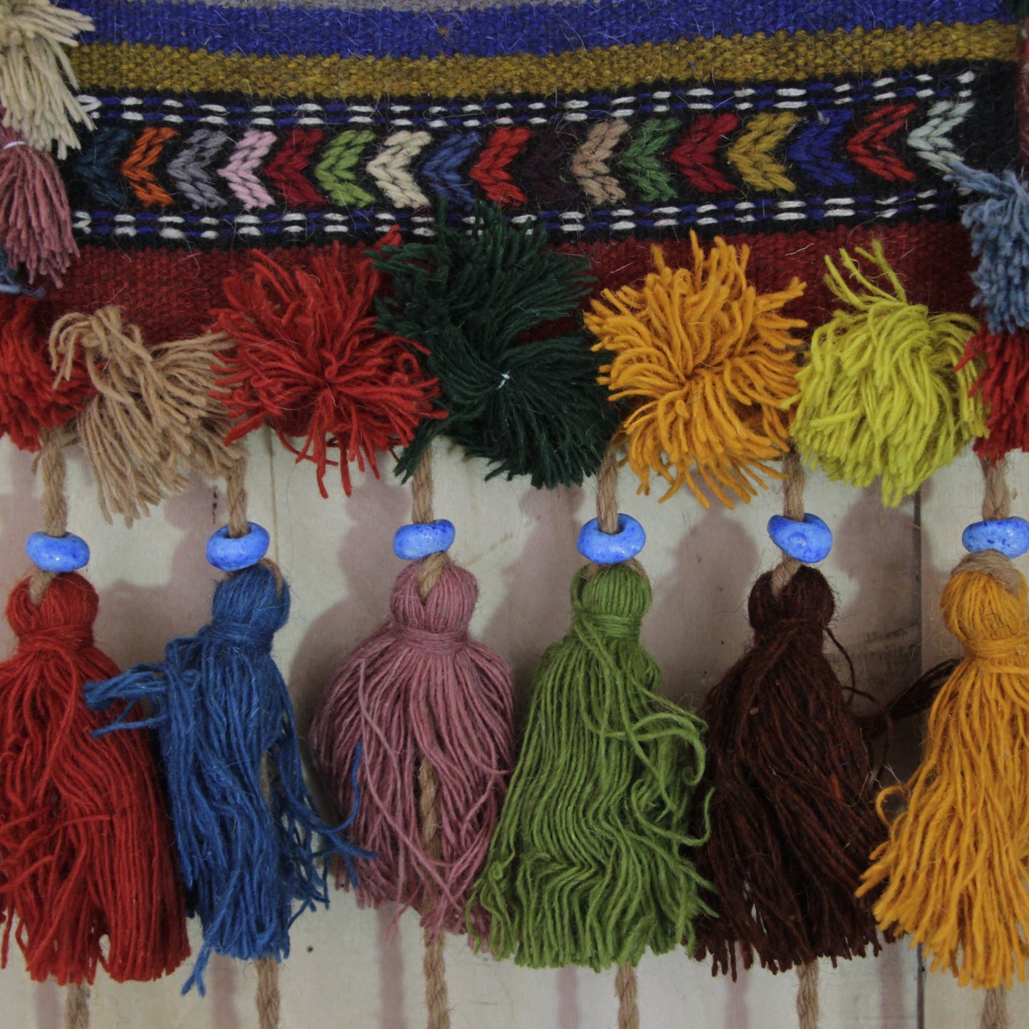 Unique Gelim wall hanging featuring Persian weaving, bringing texture and tradition to any space.